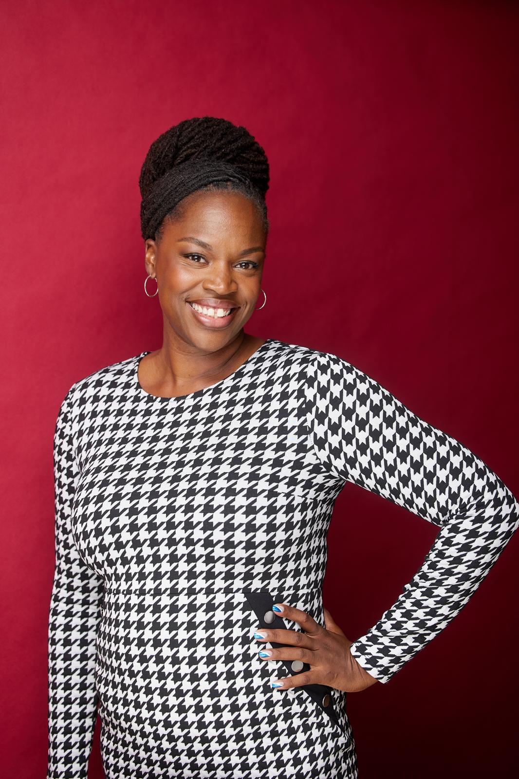 Calissa Ngozi - Houndstooth pattern