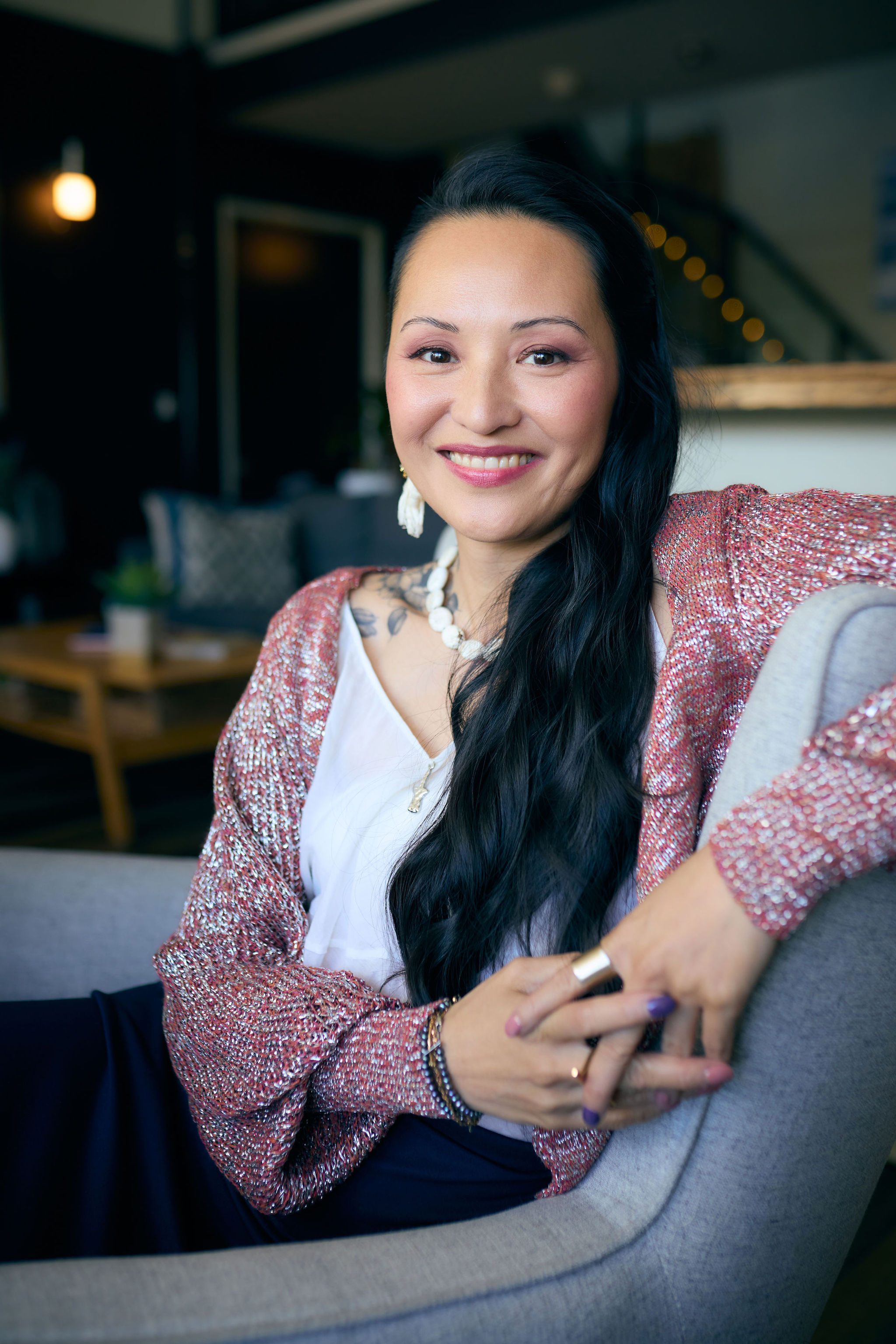 Vivian Meraki - Pink cardigan